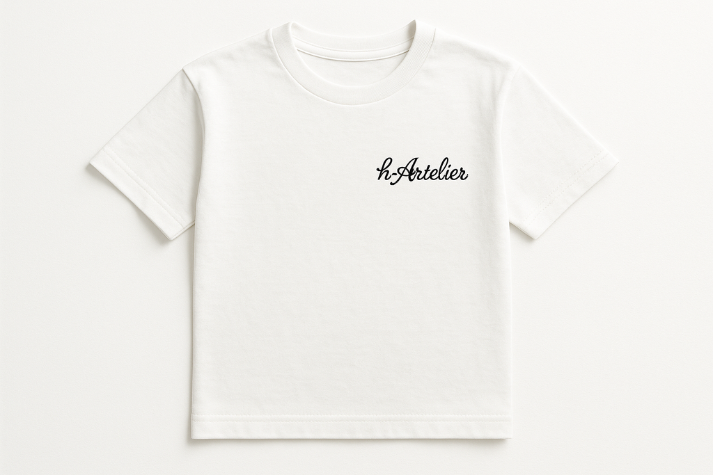T-Shirt mit harmonisiertem h-aRtelier Logo